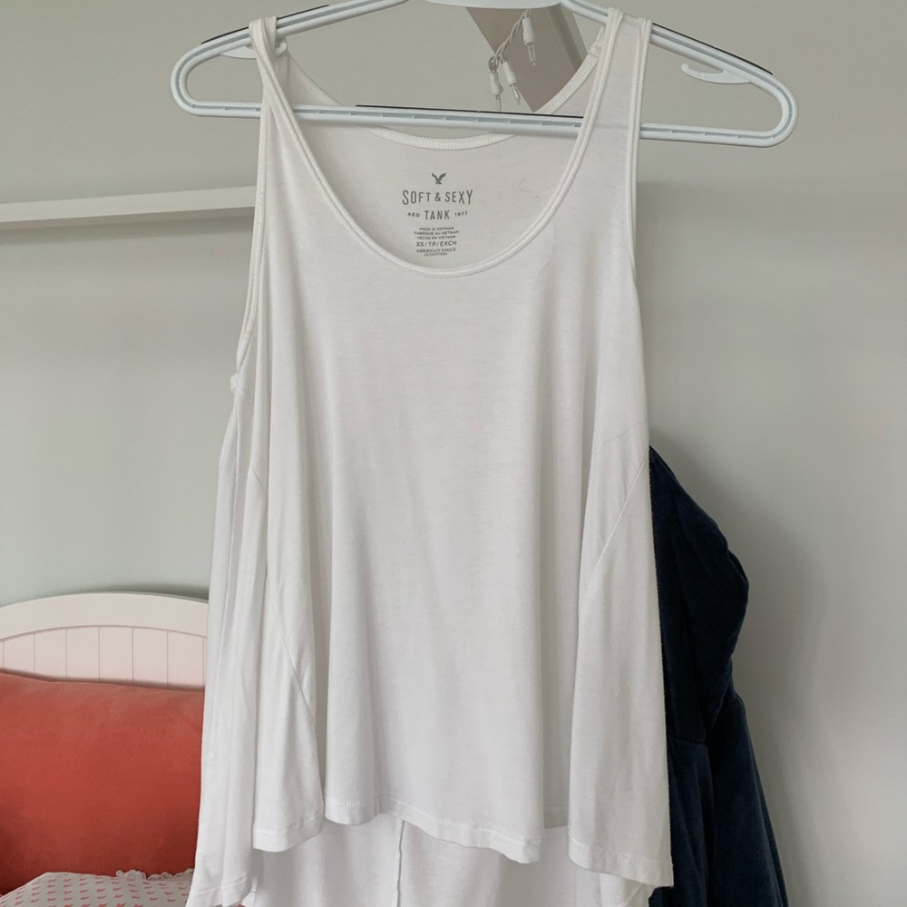 White Tank Top American Eagle